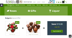 Desktop Screenshot of bulgariaflowers.com